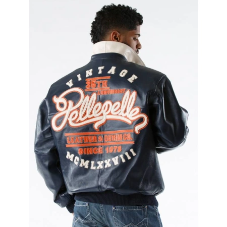 Pelle Pelle Men Vintage Leather Jacket