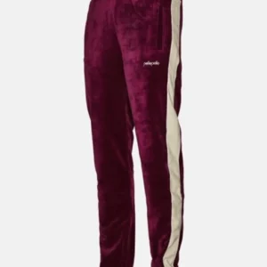 Pelle Pelle Red White Velvet Tracksuit | Men & Women view 3