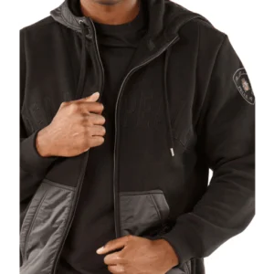 Best Pelle Pelle Men Black MB Tracksuit | Nylon & Wool view 3