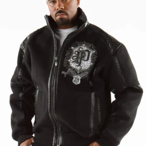 Pelle Pelle Black Crest Wool Jacket | Men Jacket view 1