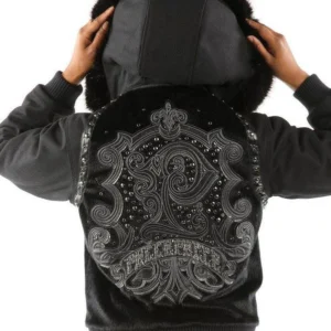 Pelle Pelle Black Winged Wool Hood Jacket | Women Jacket