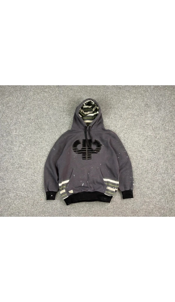 Pelle Pelle Grey Classic Wool Hoodie | Men & Women