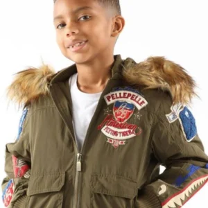 Pelle Pelle American Bruiser Kids Jacket | Wool Jacket