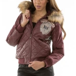 Pelle Pelle Women Puffer Fur Hood Jacket