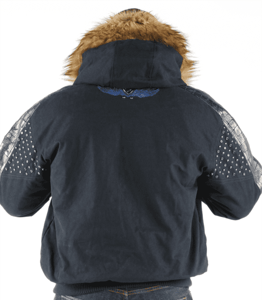 Pelle Pelle Airbourne Men Fur Hood Jacket | Studs Jacket view 2