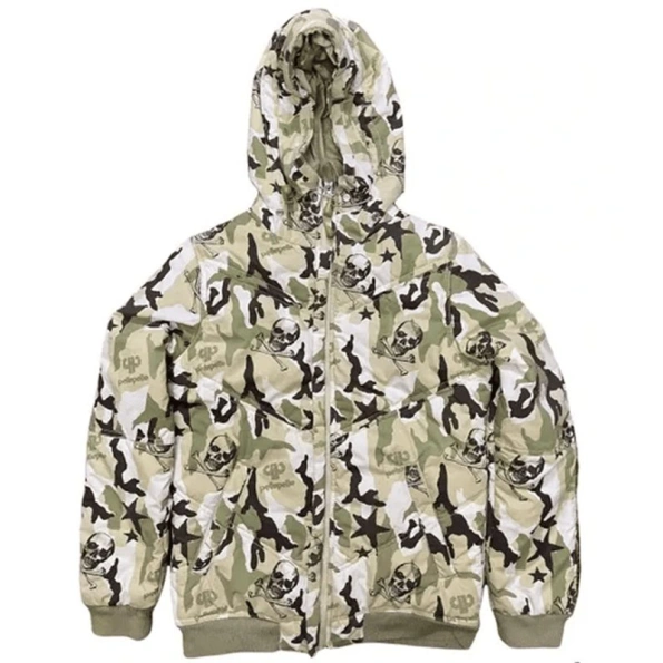 Pelle Pelle Skeleton Design Puffer Jacket