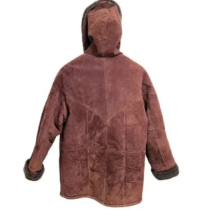 Pelle Pelle Sherpa Maroon Wool Coat | Men & Women view 2