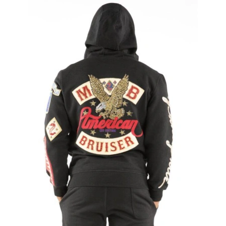 Pelle Pelle Black American Bruiser Jacket