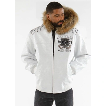 Pelle Pelle Men Freecrack MB White Jacket