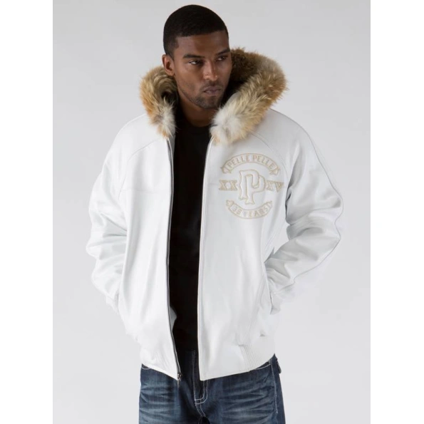 Pelle Pelle White Supply Co. Leather Jacket