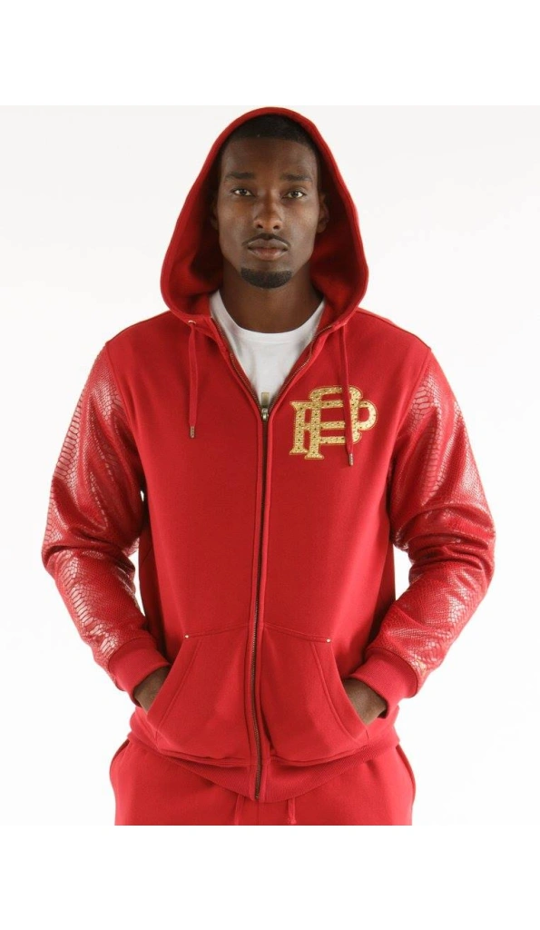 Pelle Pelle Red Elite Series Hood Jacket | Wool & Leather