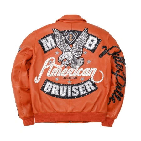 Pelle Pelle American Bruiser Orange Jacket