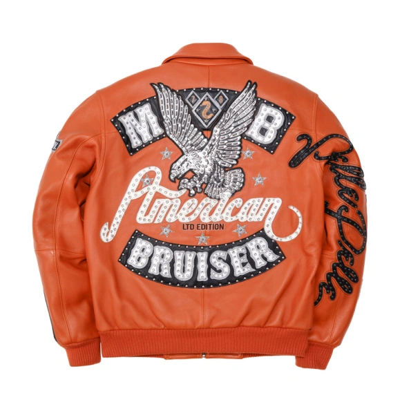 Pelle Pelle American Bruiser Orange Jacket