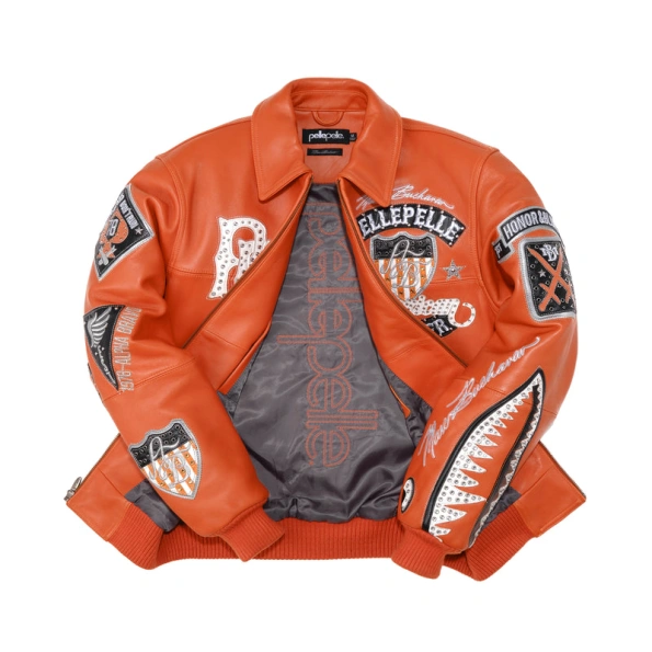 Pelle Pelle American Bruiser Orange Jacket