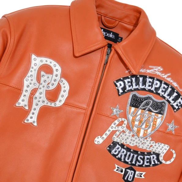 Pelle Pelle American Bruiser Orange Jacket