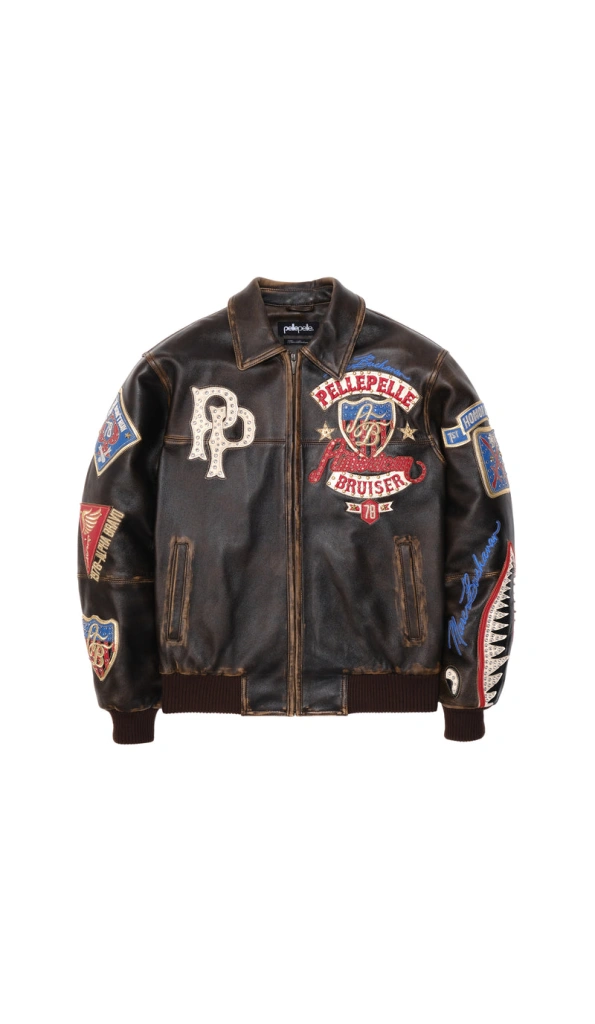 Pelle Pelle Rub Buff American Bruiser Jacket
