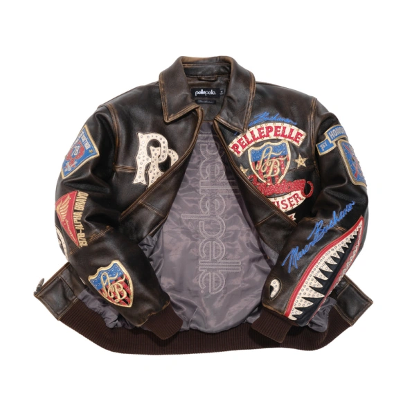 Pelle Pelle Rub Buff American Bruiser Jacket