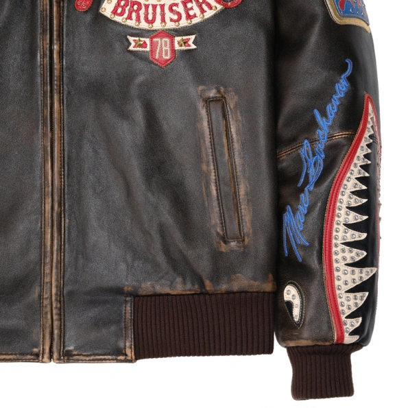 Pelle Pelle Rub Buff American Bruiser Jacket