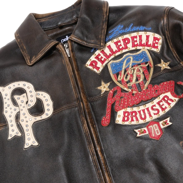 Pelle Pelle Rub Buff American Bruiser Jacket