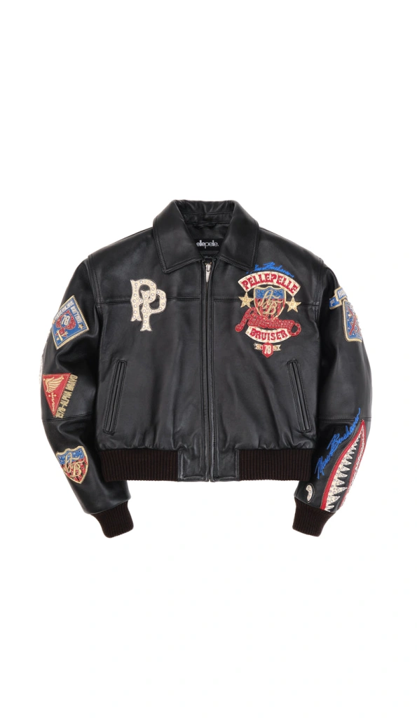 Pelle Pelle American Bruiser Black Crop Jacket | MB Jacket