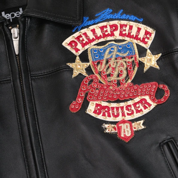 Pelle Pelle American Bruiser Black Crop Jacket