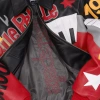 Pelle Pelle Hip Hop Red Black Leather Jacket