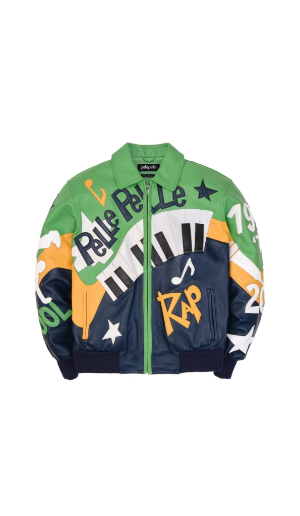 Pelle Pelle HipHop Green MB Leather Jacket