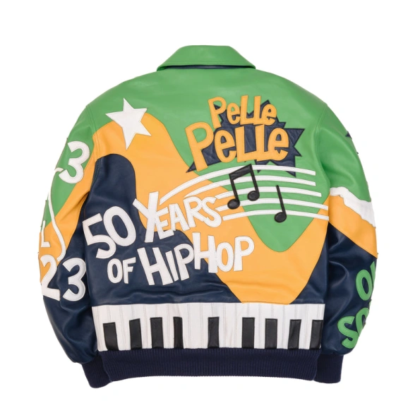 Pelle Pelle HipHop Green MB Leather Jacket