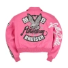 Pelle Pelle American Bruiser Pink Crop Leather Jacket