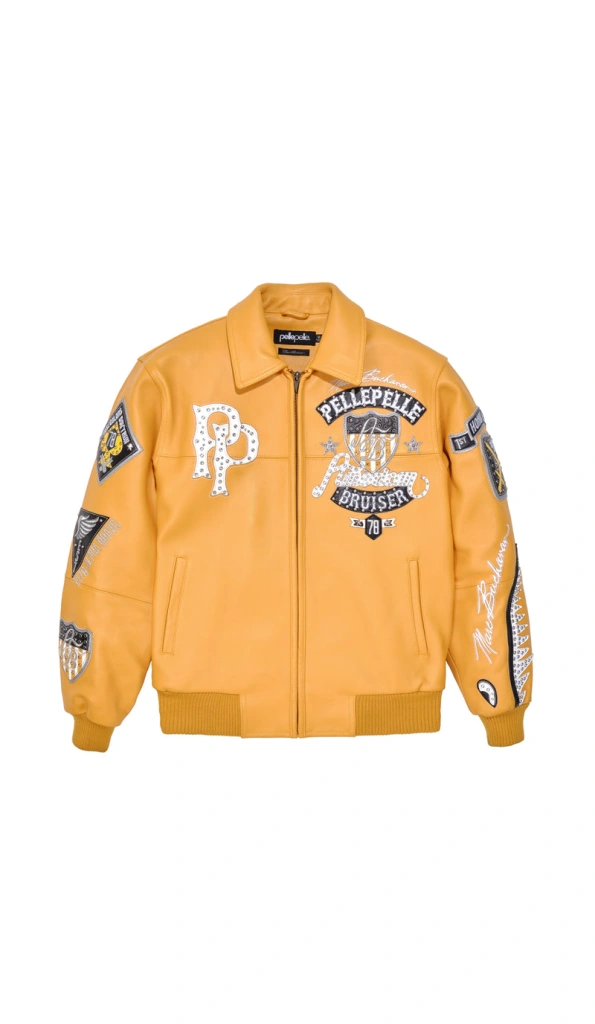 Pelle Pelle American Bruiser Yellow Jacket | Leather Jacket