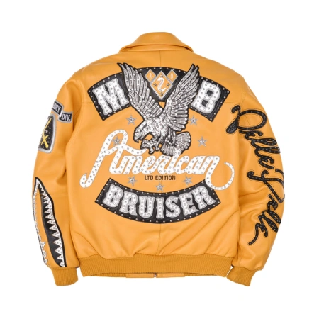 Pelle Pelle American Bruiser Yellow Jacket