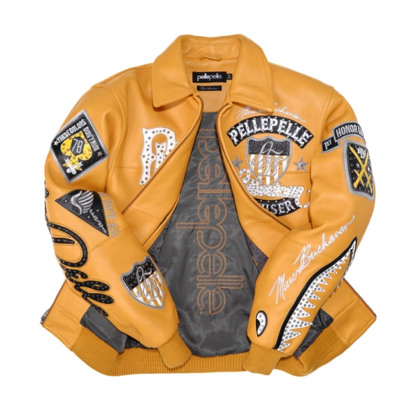 Pelle Pelle American Bruiser Yellow Jacket