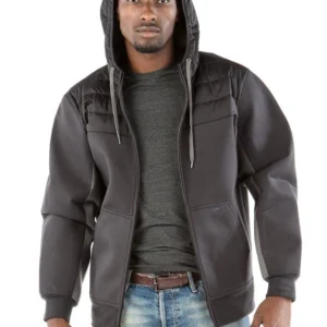 Pelle Pelle Men Players Inc. Wool Jacket | Black & Grey