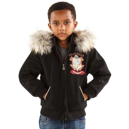 Pelle Pelle Black Kids Legend Series Jacket