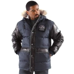 Pelle Pelle Men Puffer Fur Hood Jacket