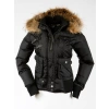 Pelle Pelle Black Fur Hood Winter Jacket