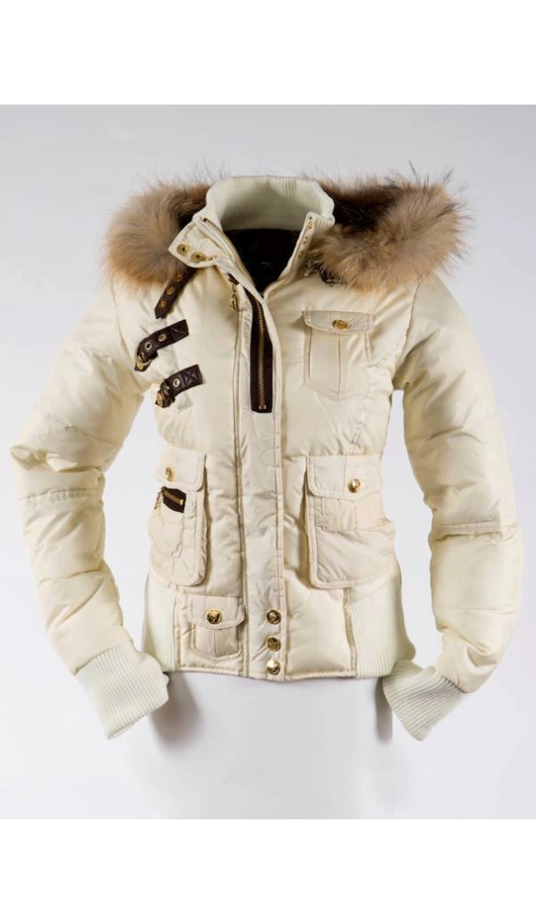 Pelle Pelle White Fur Hood Puffer Jacket | Winter Jacket