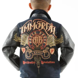 Pelle Pelle Kids Immortal MB Jacket | Wool & Leather