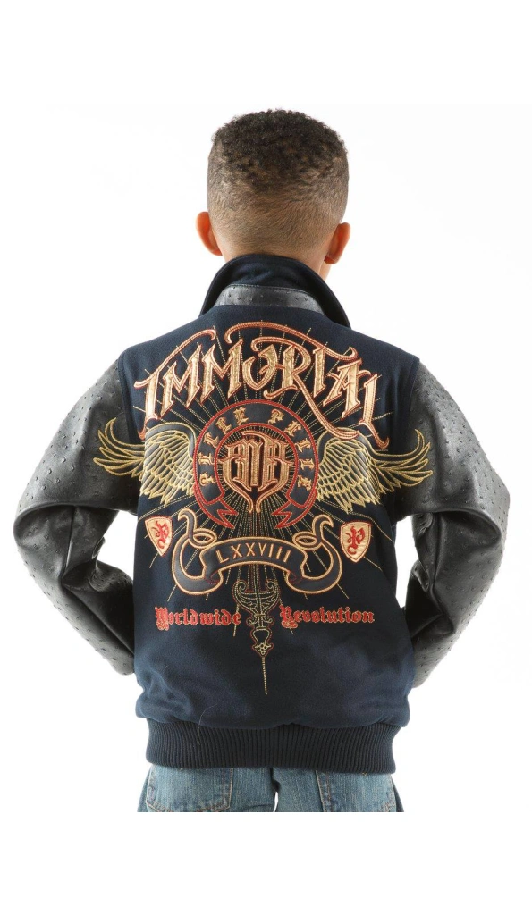 Pelle Pelle Kids Immortal MB Jacket | Wool & Leather