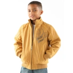 Pelle Pelle Yellow Kids Wool Jacket