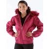 Pelle Pelle Kids Pink Fur Hood Jacket