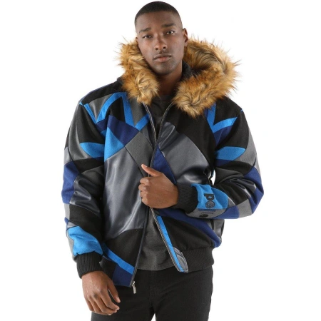 Pelle Pelle Men Abstract Wool Jacket