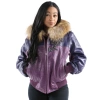 Pelle Pelle Morocco Fur Hood Leather Jacket