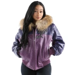 Pelle Pelle Morocco Fur Hood Leather Jacket