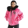 Pelle Pelle Women Pink Fur Hood Jacket