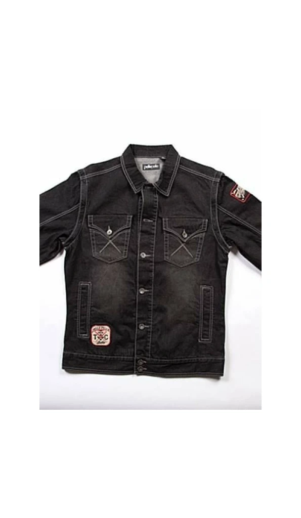 Pelle Pelle Black Jeans Jacket