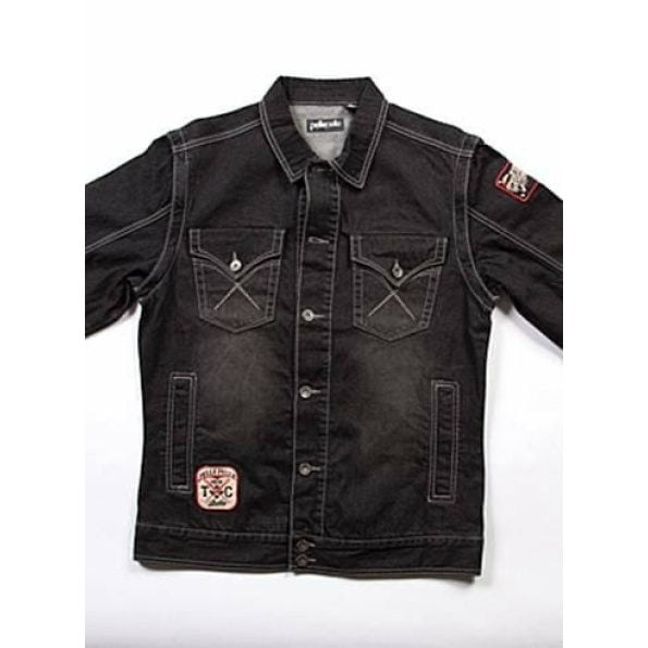 Pelle Pelle Black Denim Jeans Jacket