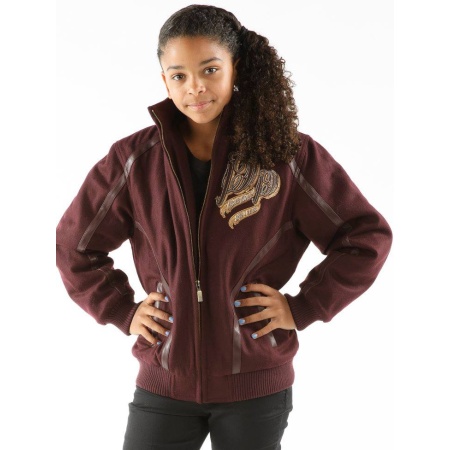 Pelle Pelle Born Maroon And Raised Hooded Jacket