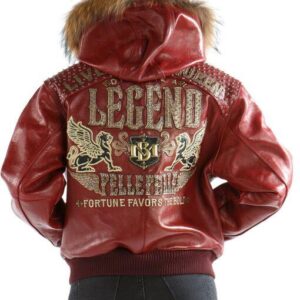 Pelle Pelle Queen Maroon Leather Jacket