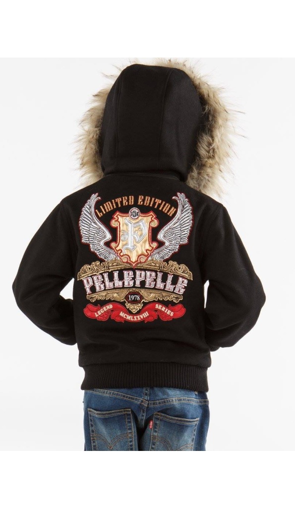 Pelle Pelle Legend Series Black Wool Jacket